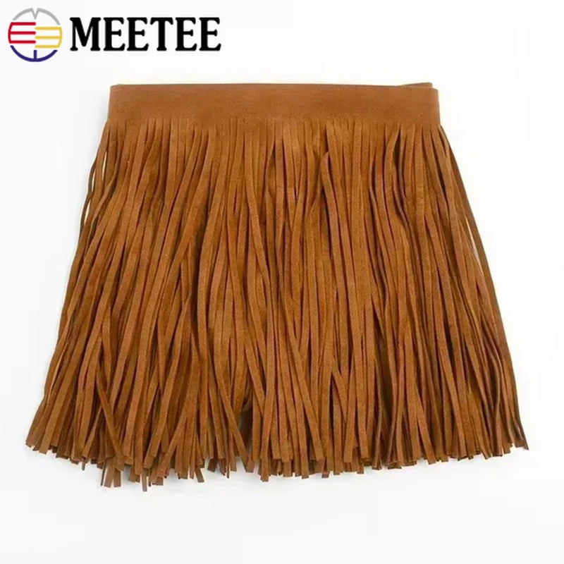 3/50Meters 10-30cm Suede Tassel Fringe for Clothes Dress Fringes Trim Decoration Lace Bag Ribbon Fabric Curtain Sewing Accessories