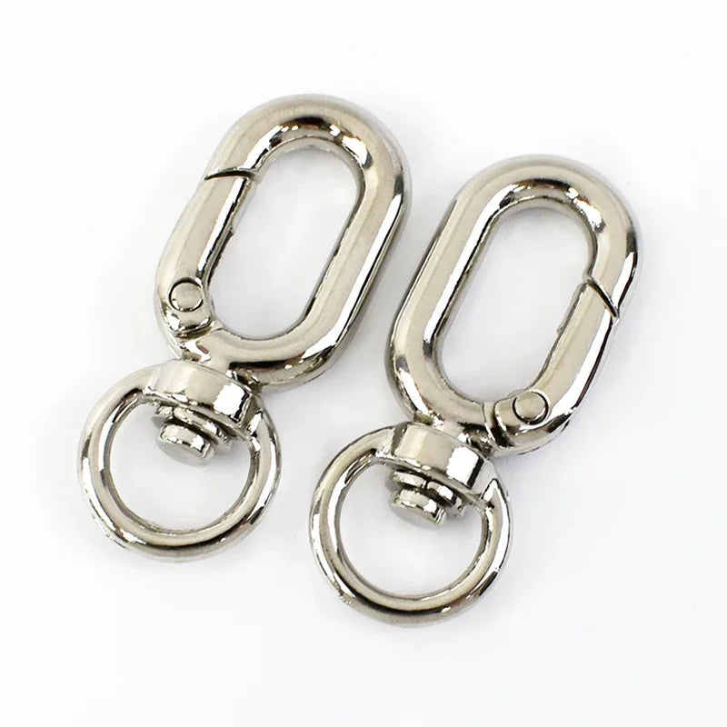 10/360Pcs Metal Buckles O Ring Swivel Lobster Clasp for Bag Strap Handbag Carbiner Clip Snap Hooks DIY Hardware Accessories