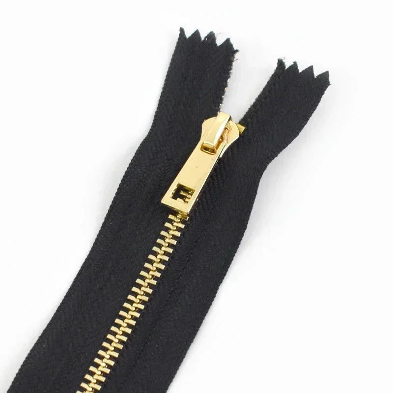 15/400Pcs 3# Metal Zippers 15/20/25/30cm Close-End Zipper Clothing Pocket Decoration Zips Closure Zip for Sewing Repair Kit