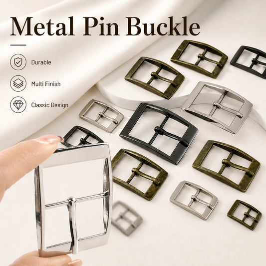30/1000Pcs Metal Buckles 15-30mm Single Pin Belt Buckle for Webbing Strap Leather Craft Adjuster Clasp Bags Hardware Accessories