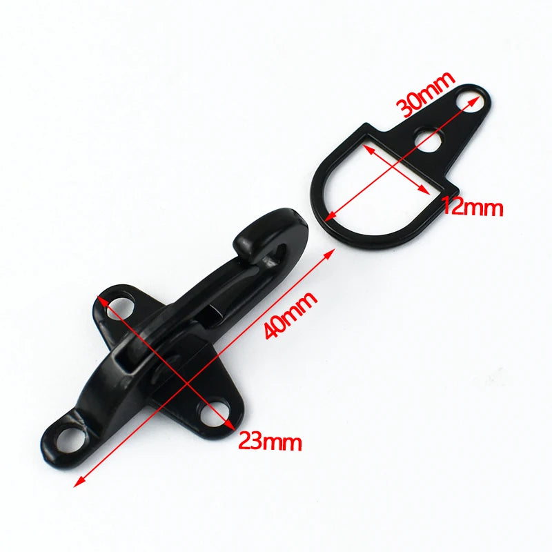 5/200Pcs Fireman Clasp Belt Buckle 4/5cm Metal Buckles Jacket Carabiner Clip Lobster Clasps Toggle Hook Clothing Fasteners