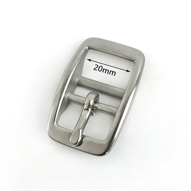 3/100Pcs Stainless Steel Solid Brass Belt Buckle Metal Pin Buckles Bags Strap Adjust Slider Clasp DIY Leather Craft Accessories