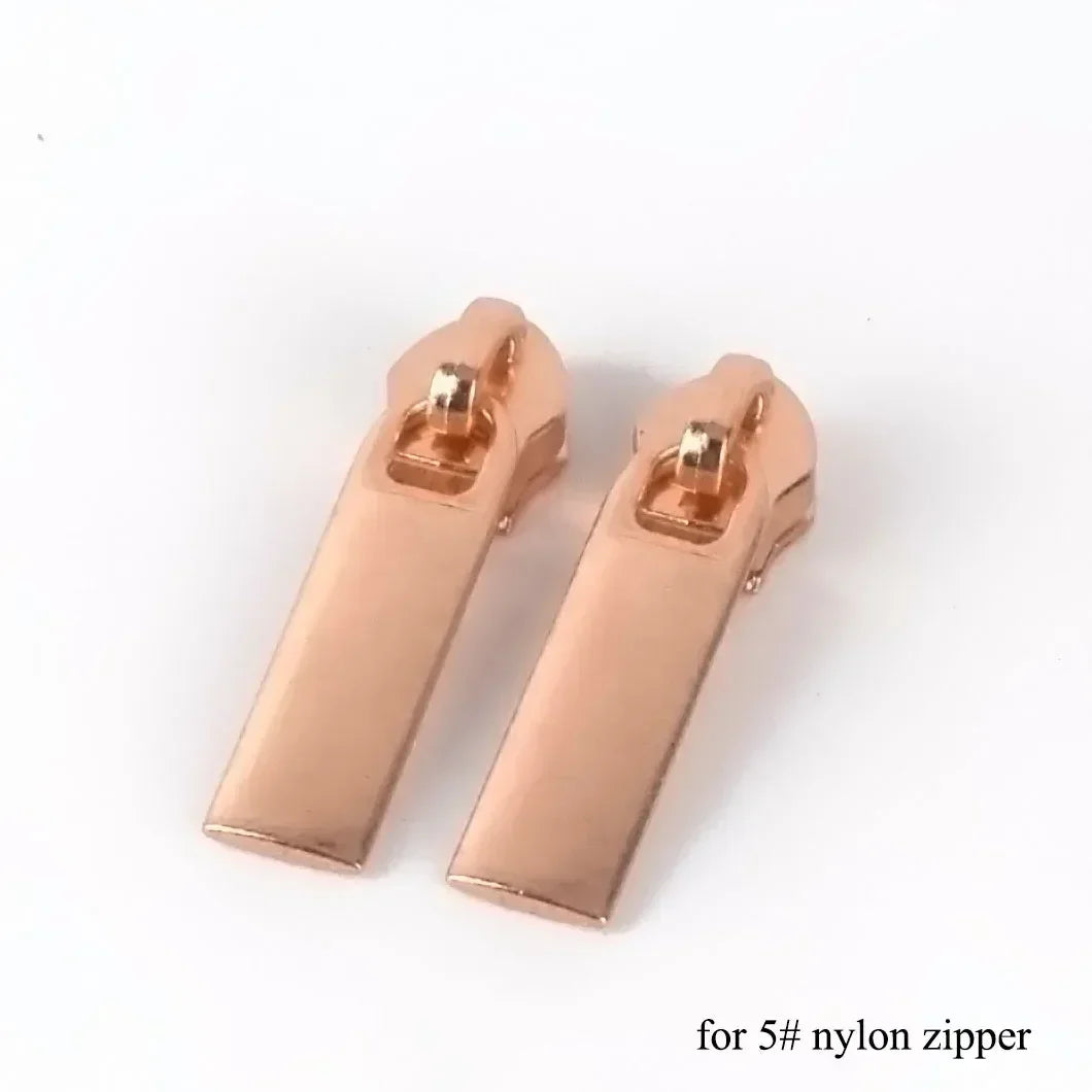150pcs Meetee Zipper Sliders for 3# 5# Nylon Zippers Down Jacket Zip Head Bag Clothing Zips Repair Kits DIY Sewing Accessories