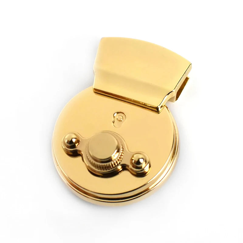 2/70pcs Fashion Metal Turn Locks Replacement Bags Snap Hooks Purse Clasp Closure Lock DIY Crafts Accessories KY2066