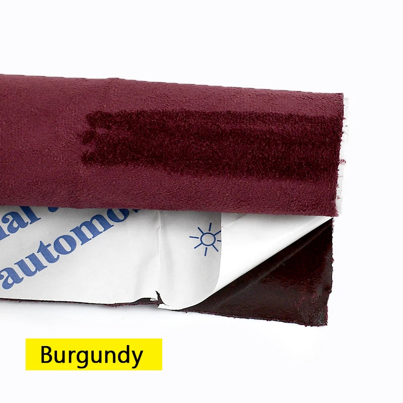 50/100*143cm Suede Self-adhesive Fabric Car Interior Trim Velvet Fabrics Synthetic Leather Cloth DIY Accessories