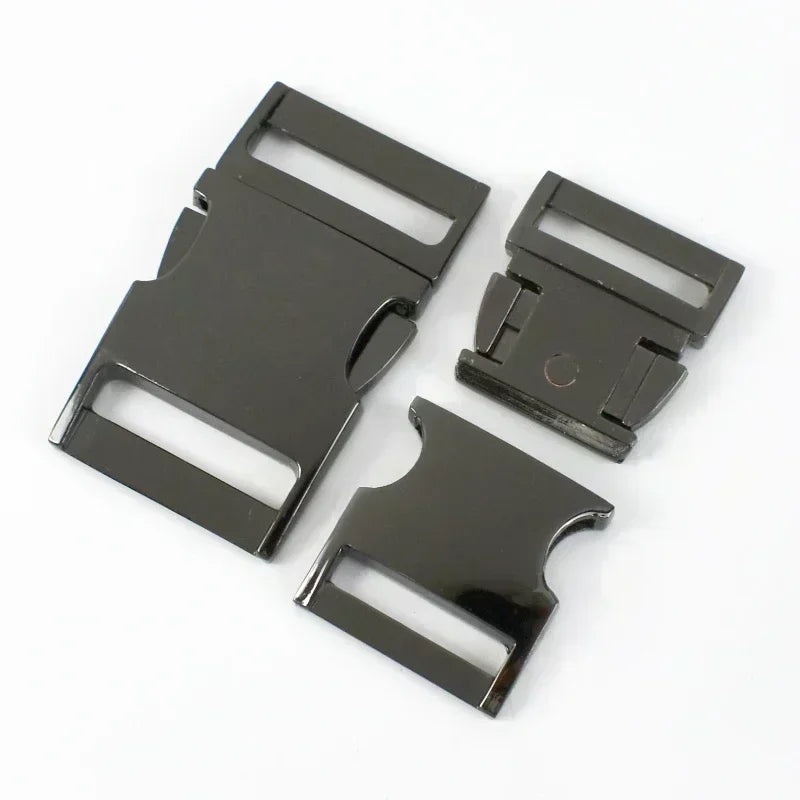 5/160Pcs Metal Side Quick Release Curved Buckles Backpack Strap Clasp Webbing Dog Collar Belt Buckle DIY Hardware Bag Accessories