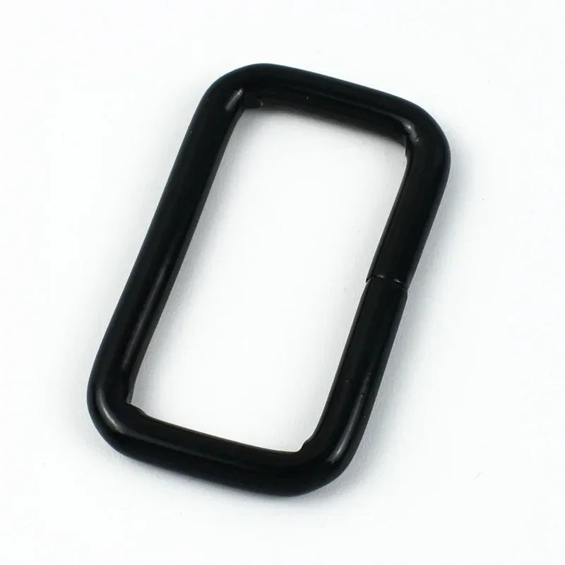 30/1000Pcs 13-50mm O D Ring Metal Buckles for Bag Strap Rectangle Rings Carabiner Clip Hook Webbing Belt Loop Crafts Accessories