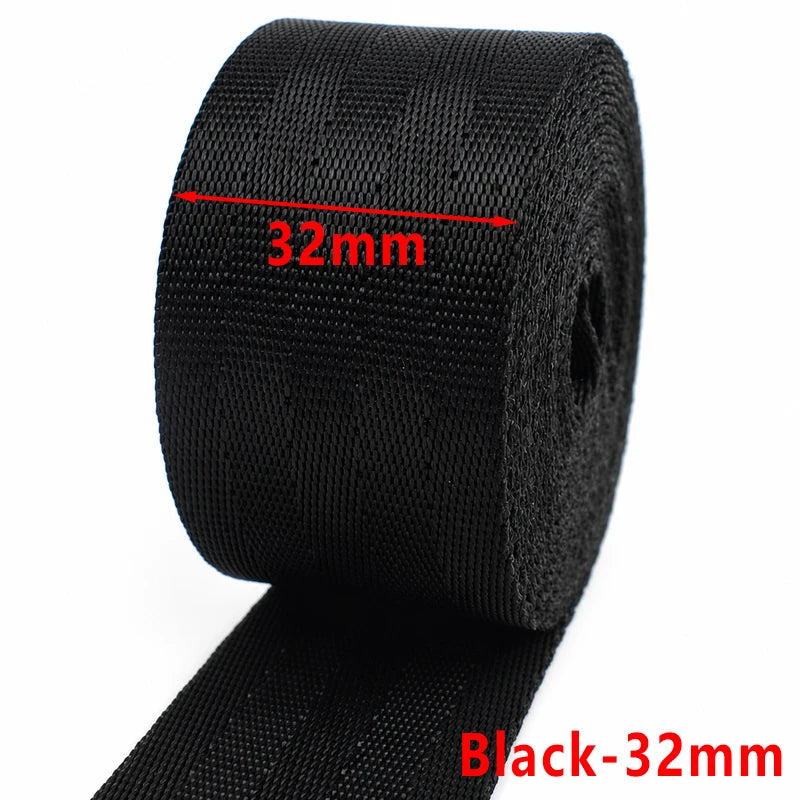 5/150Meters 1mm 20-50mm Nylon Webbing Tape for Bag Strap Backpack Ribbon Band Luggage Binding Safety Belt Sewing Bias Accessories