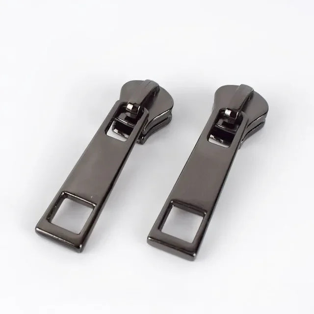 30/500pcs Meetee Zipper Slider for 5# Sewing Metal Zippers DIY Zips Head Bag Pocket Wallet Repair Kits Replacement Tailor Tools