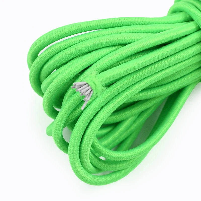 50/100Meters Color 2.5mm Round Elastic Ropes high elasticity rope HairBand Clothes Pants Rubber Band DIY Sewing Accessories