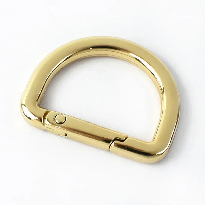 20/500Pcs D Rings Spring Keychain Hooks Carabiner Clip Snap Hook Keyring Buckle for Bag Backpack Strap Hardware Accessories