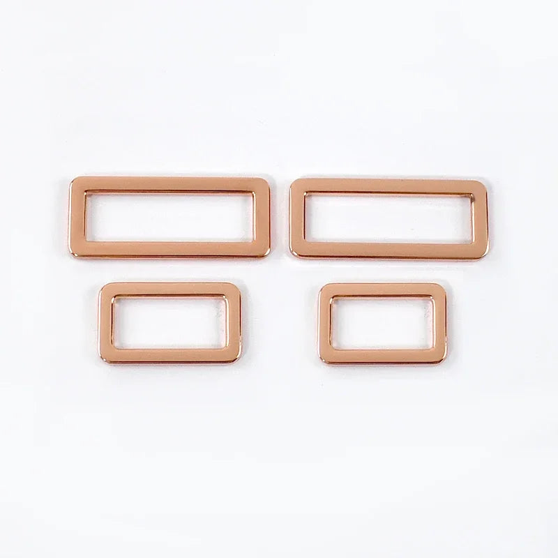 15/500Pcs 20-50mm Metal D Rings Rectangle Loop Tri-Glide Buckle Slider Adjuster Bag Backpack Strap Buckles Garment DIY Accessory