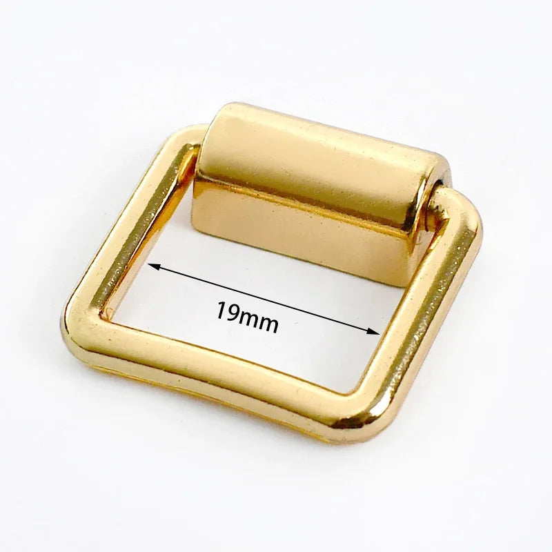 15/500Pcs Meetee 15/16/19mm Metal O D Ring Buckles Bag Strap Side Clip Hanger Clasp Chain Connection DIY Hardware Accessories