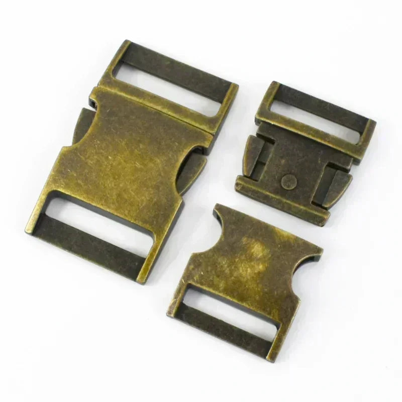 5/160Pcs Metal Side Quick Release Curved Buckles Backpack Strap Clasp Webbing Dog Collar Belt Buckle DIY Hardware Bag Accessories