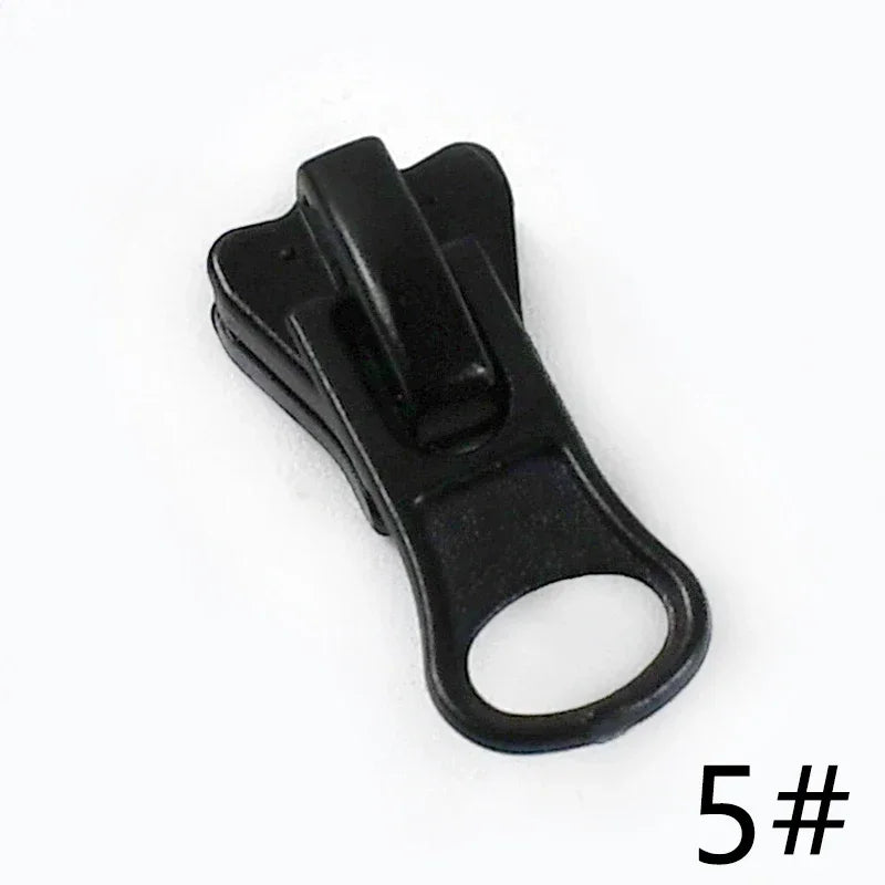 30/1000Pcs 3# 5# 8# 10# Zipper Sliders for Resin Zippers Backpack Bag Zip Puller Head Zips Repair Kit Sewing Clothing Accessories