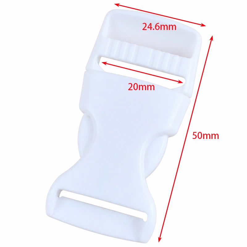 30/1000Pcs 10-38mm Plastic Release Buckles Backpack Strap Side Adjust Clip Clasp Webbing Belt Buckle Dog Collar Adjust Snap Hook