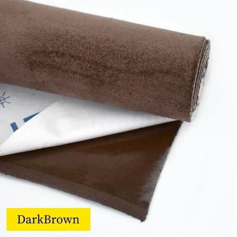 50/100*143cm Suede Self-adhesive Fabric Car Interior Trim Velvet Fabrics Synthetic Leather Cloth DIY Accessories