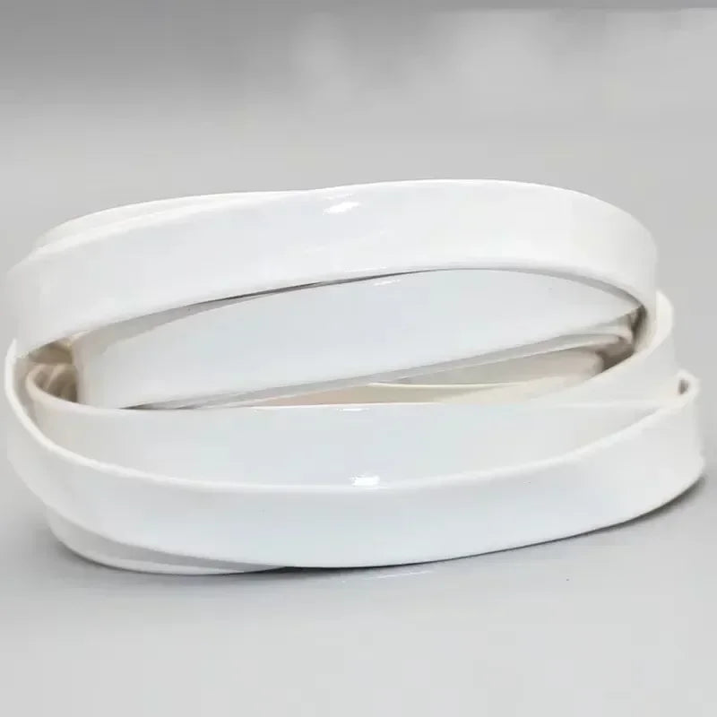 15/400Meters 5-20mm Mirror PU Ribbons Headdress Leather Cord Rope Bias Binding Tape DIY Jewelry Trim Clothes Edge Accessories