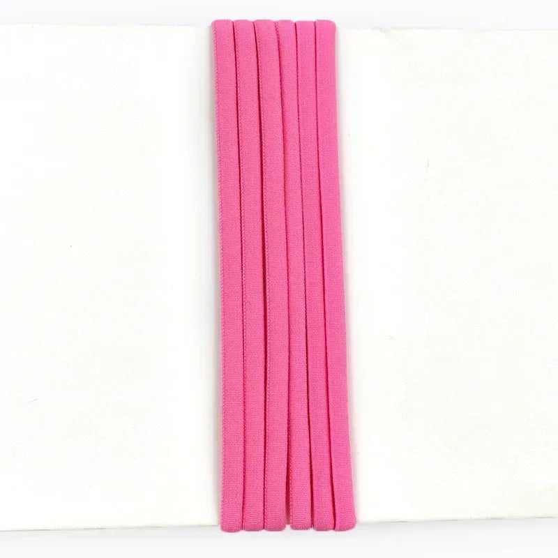 20/600M 3/5mm Elastic Rope Garment Round Rubber Ribbons Invisible Bra Loom Bands Hat Elasticity Ear Ropes Hairband Bungee Cord