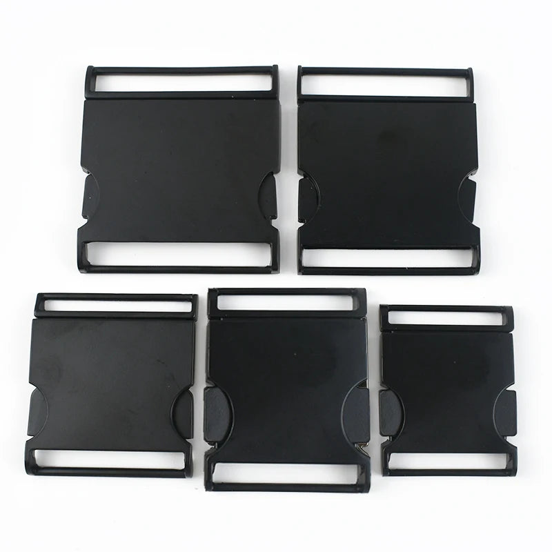 3/100Pcs Meetee Metal Buckles 25-50mm Quick Side Release Buckle Dog Collar Web Belt Clip DIYLeathercraft Garment Bags Accessories