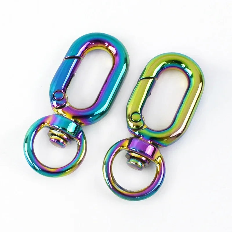 10/360Pcs Metal Buckles O Ring Swivel Lobster Clasp for Bag Strap Handbag Carbiner Clip Snap Hooks DIY Hardware Accessories