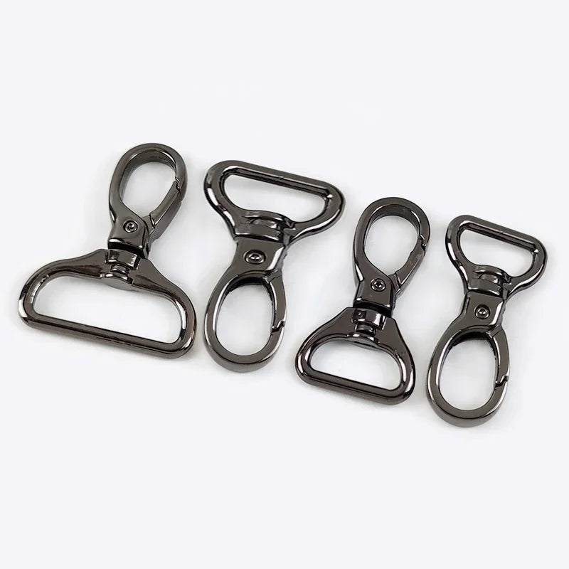 Meetee 10/360pcs 15/20/26/32mm Luggage Hardware Accessory Metal Snap Buckle Bag Strap Swivel Clasp Lobster Hook DIY Keychain Clip