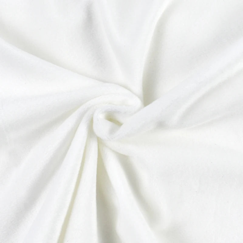 90/2250x165cm Short Plush Fabric Soft Toy Doll Clothes Cloth 0.7mm Velvet Fabrics Sofa Cover Garment Sewing DIY Accessories