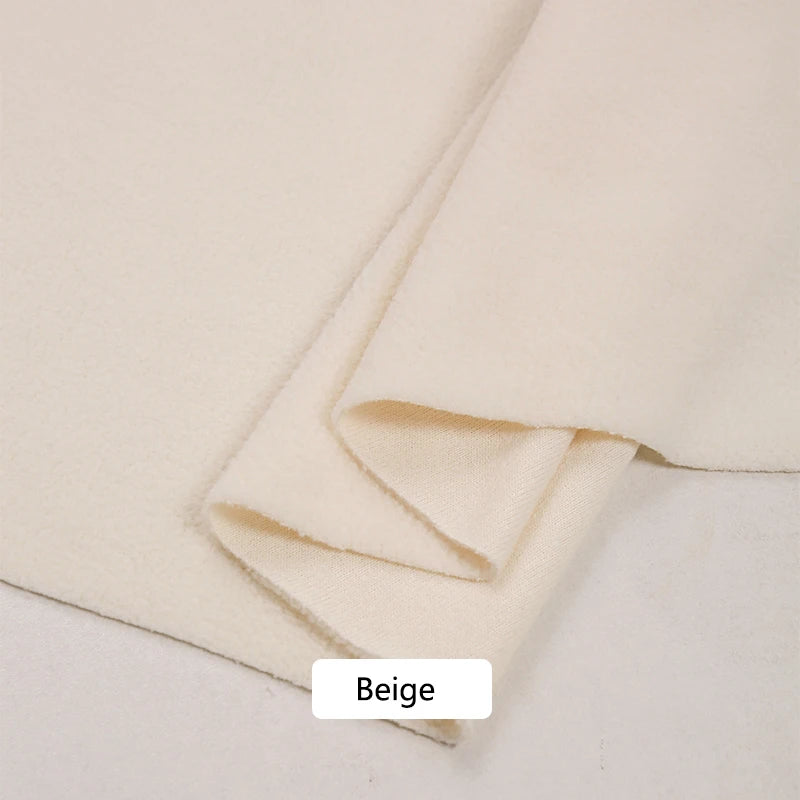 90/2250cm*155cm Thickened Fleece Fabric Single Sided Short Plush for Outerwear Jackets Doll Fluff Lining Hoodie Handmade DIY Fabrics