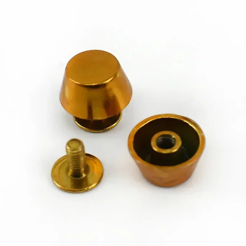 30/1000Pcs Metal Rivets Screw Studs Button Mushroom Rivet Nail Buckle Handbag Protecting Feet Clasp Leather Crafts Accessories