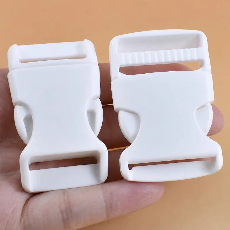 30/1000Pcs 10-38mm Plastic Release Buckles Backpack Strap Side Adjust Clip Clasp Webbing Belt Buckle Dog Collar Adjust Snap Hook