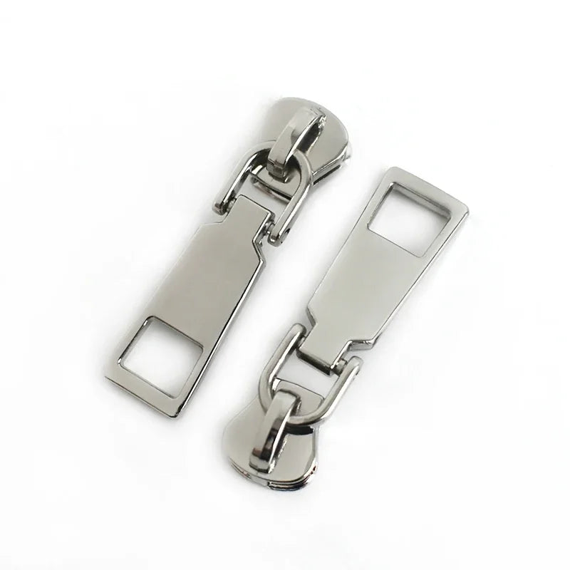 15/500pcs Meetee 5# Zipper Slider for Metal/Nylon/Resin Zippers DIY Bag Wallet Zip Head Puller Kit Garment Sewing Accessories