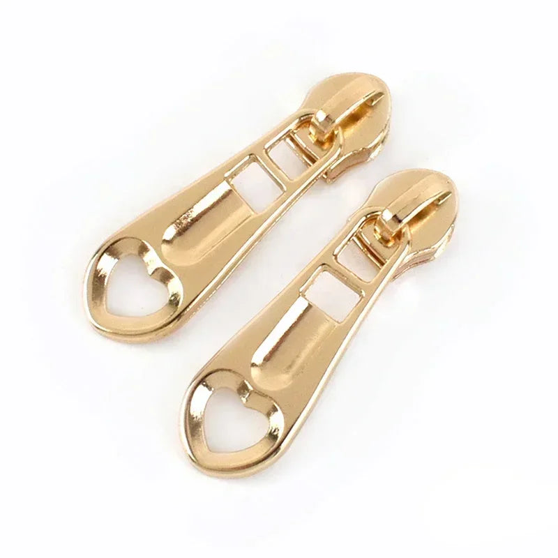 8/300Pcs 5# Zipper Sliders For Nylon Zip Bag Shoes Zippers Puller Clothes Coat Zips Repair Kit DIY Sewing Accessories