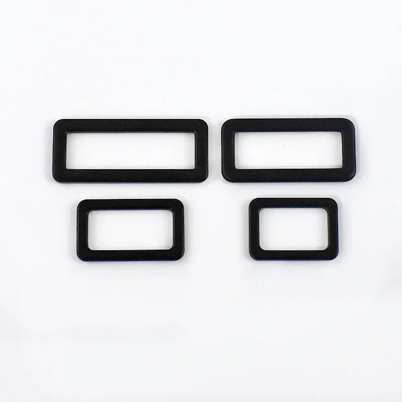 15/500Pcs 20-50mm Metal Ring Buckle Bag Strap Tri Glide Slider Adjuster Webbing Backpack Belt Clasp Hook DIY Hardware Accessories