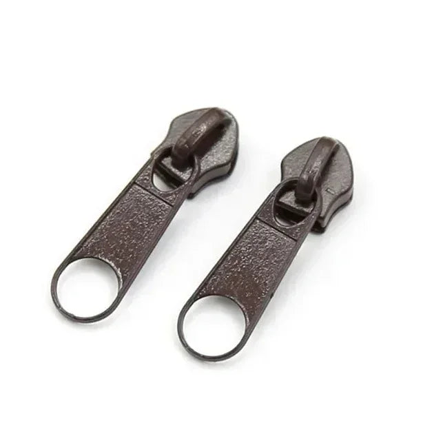 3# 5# Nylon Zipper Slider 30/1200Pcs Colorful Zip Pull Head Clothing Zippers Puller Backpack Closure Zips Sliders DIY Repair Kits