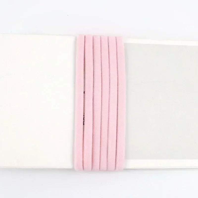 20/600M 3/5mm Elastic Rope Garment Round Rubber Ribbons Invisible Bra Loom Bands Hat Elasticity Ear Ropes Hairband Bungee Cord