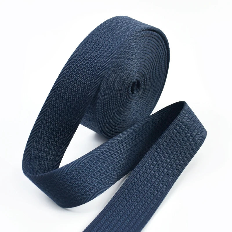 2/50M 38mm 2.4mm Thick Polyester Webbing Straps Bag Backpack Tape Band Pet Leash Knapsack Strapping DIY Sewing Accessories