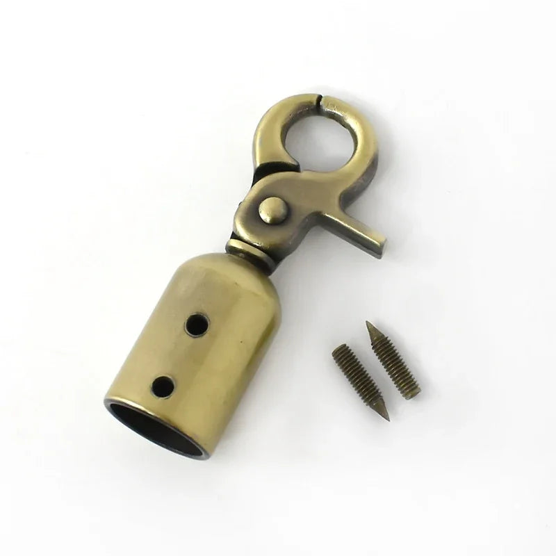 8/300Pcs Metal Buckles Bag Tassel Cap Clasp Lobster Clasps Handbag Handle Strap End Tip Caps Connector Snap Hook Accessories