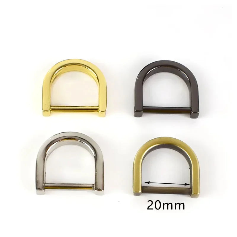 8/300pcs Meetee Detachable Screw D Buckle U Ring Metal Bag Chain Adjuster Hanger Hook Clasp Handle Connector DIY Handbag Accessories
