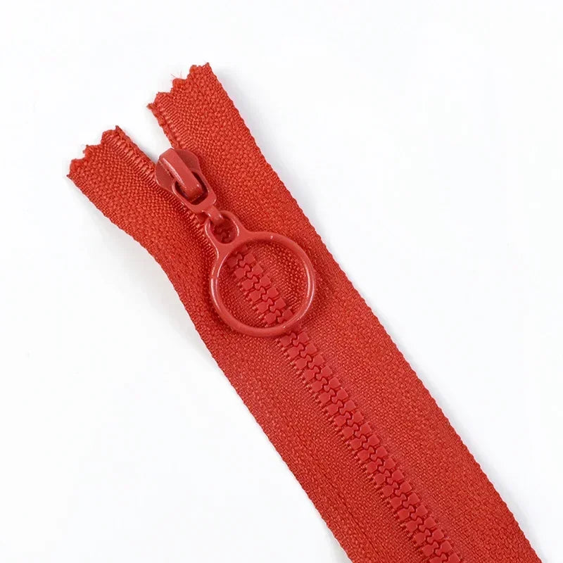15/500pcs Meetee 3# Resin Zippers Closed 25cm Open-end 60cm Ring Puller Zipper for Bags Wallet Purse Garment Sewing Accessories