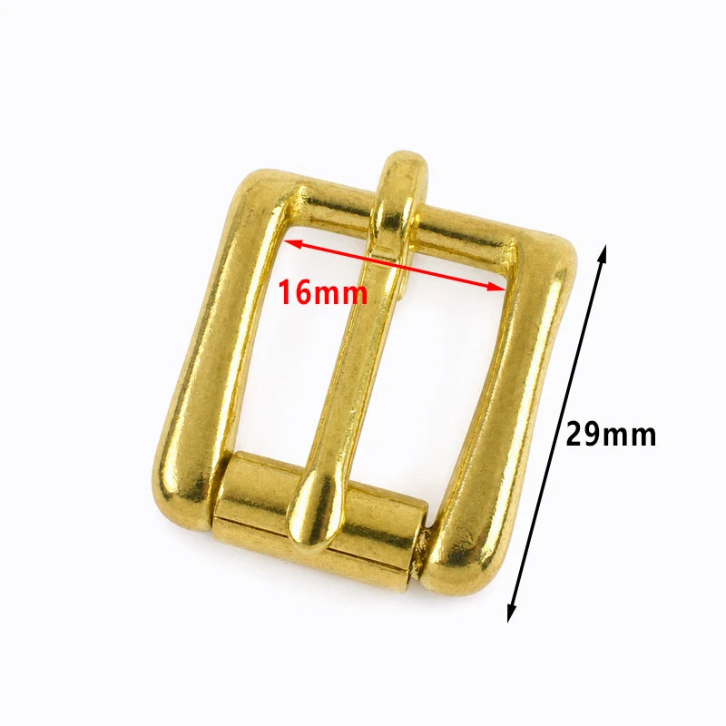 3/100Pcs 13-38mm Stainless Steel Brass Belt Roller Buckle Single Pin Heel Bar Buckles Leather Craft Bag Strap Webbing Hardware