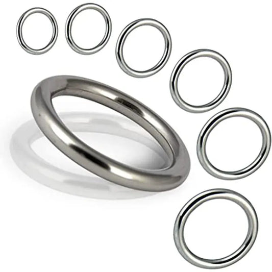 20/600Pcs 316# Stainless Steel Seamless O Rings Buckle Pet Collar Clasp Backpack Strap Hanging Bed Connection Anti-rust Ring