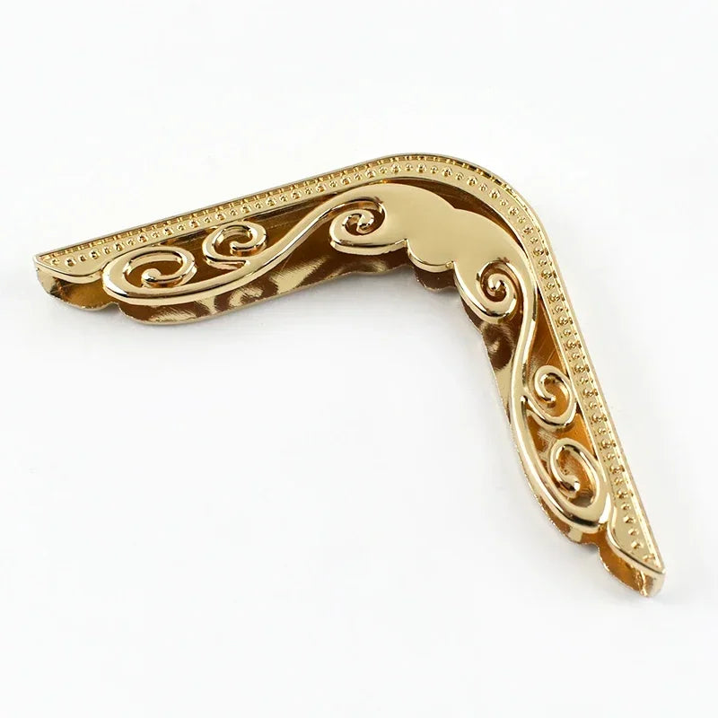 8/300Pcs Flower Hollow Metal Corner Decorative Buckle Purse Edge Protectors Clip Buckles Book Cover Corners Clasp DIY Hardware