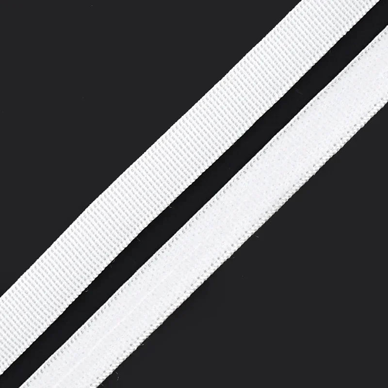 15/500M 10mm Silicone Elastic Band for Bra Non-slip Stretch Ribbon Underwear Wedding Dress Rubber Bands DIY Sewing Accessories