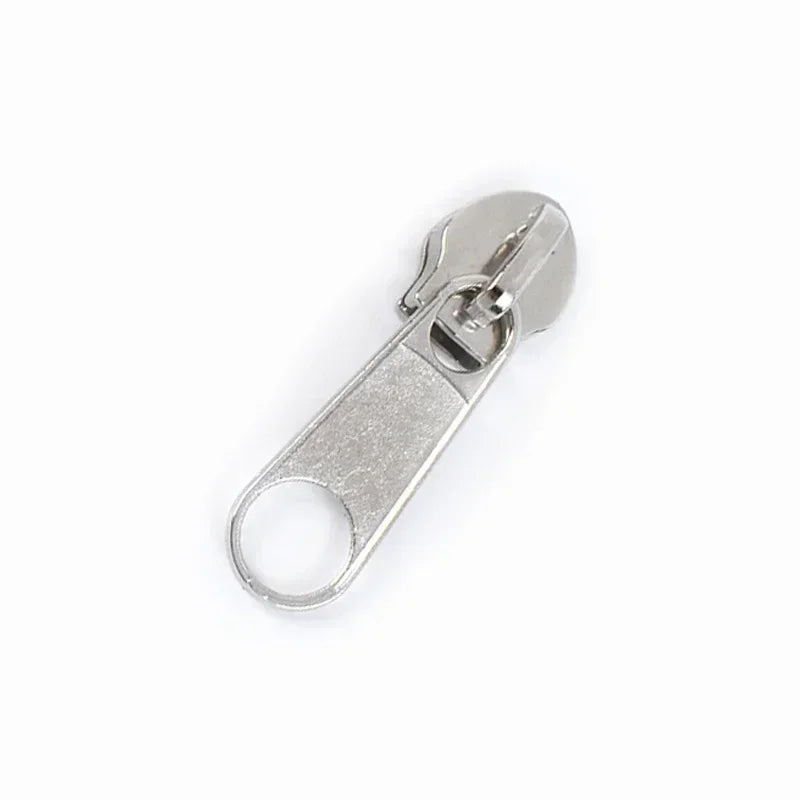 20/600Pcs Meetee Zipper Slider for 5# Nylon Zippers Tapes Backpack Jacket Zip Puller Head Repair Kit DIY Sewing Accessories