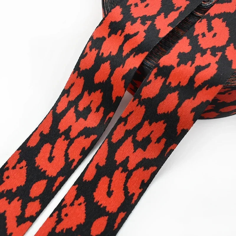 5/150Meters Meetee 38mm Jacquard Printed Webbing Ethnic Ribbon Bags Strap Tape for Sewing Garment Belt Accessories