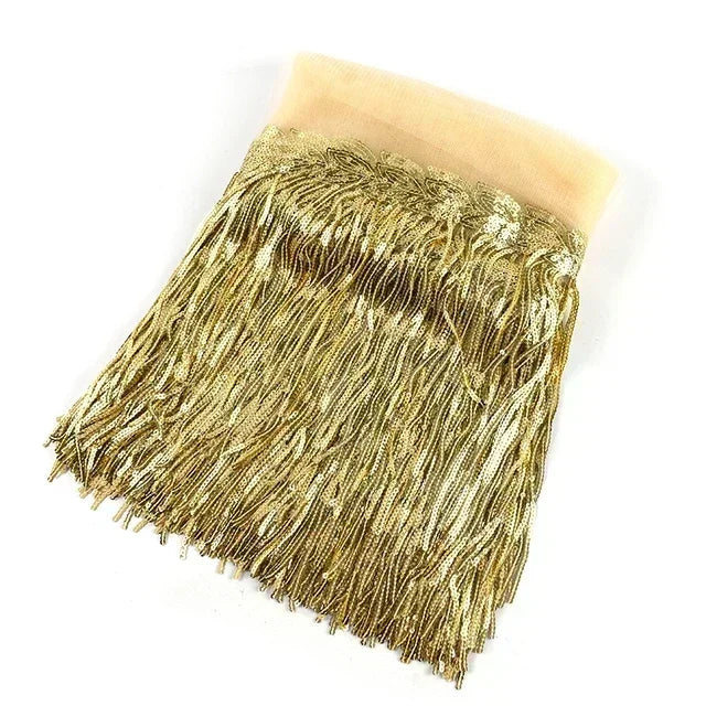 5/200Yards Meetee 10/18cm Sequin Tassel Lace Trim Fringe Trimming Ribbon for Clothing Dress Decoration DIY Sewing Accessories