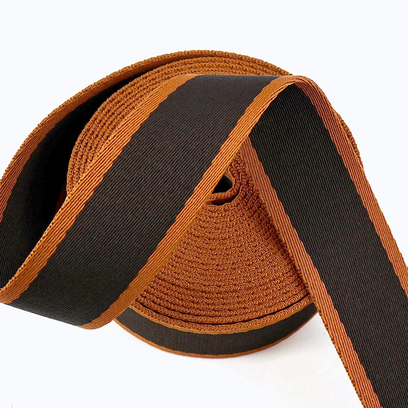 5/100M 38mm Jacquard Webbing Tape 1.8mm Thick Pet Collar Ribbon Band Bias Binding Bag Strap DIY Clothing Sewing Accessories