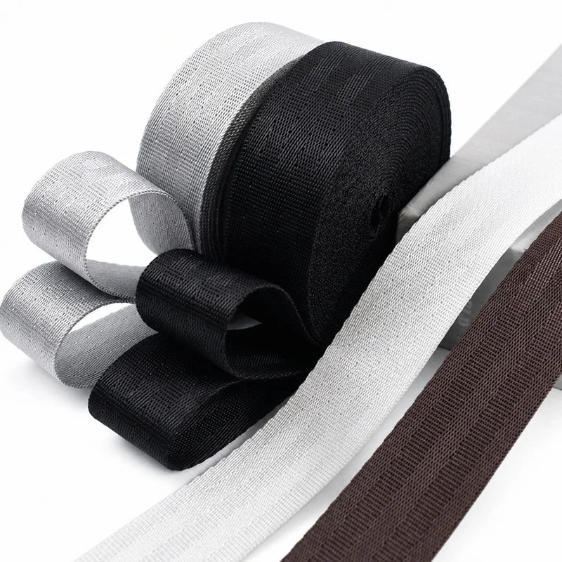 5/150Meters 1mm 20-50mm Nylon Webbing Tape for Bag Strap Backpack Ribbon Band Luggage Binding Safety Belt Sewing Bias Accessories