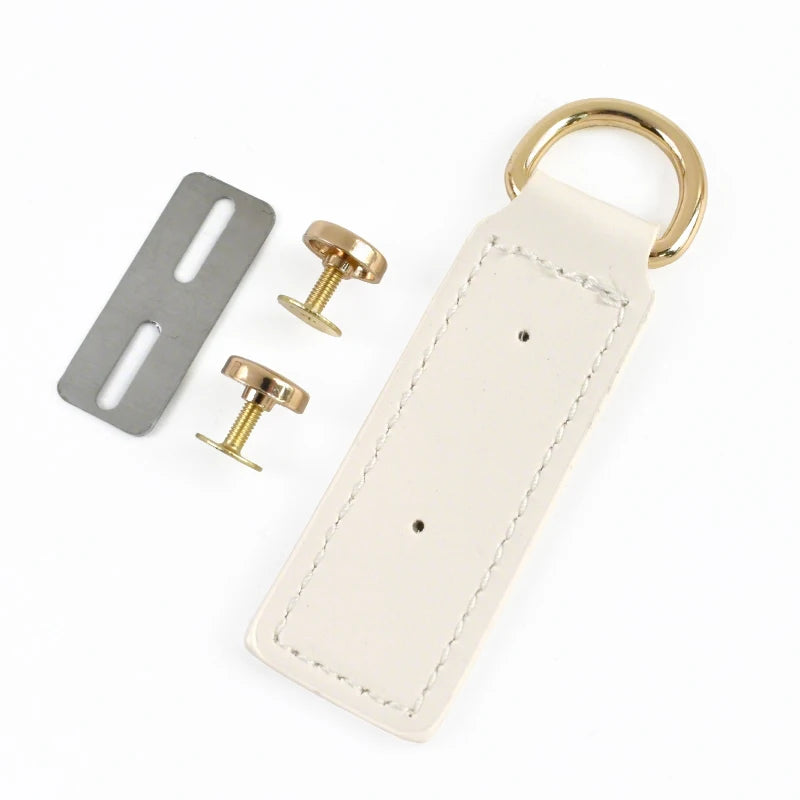 5/150Sets 2.5*9cm Handmade PU Leather Bag Clip Clasp with Screw Backpack Purse Metal D Buckles DIY Replacement Bags Accessories