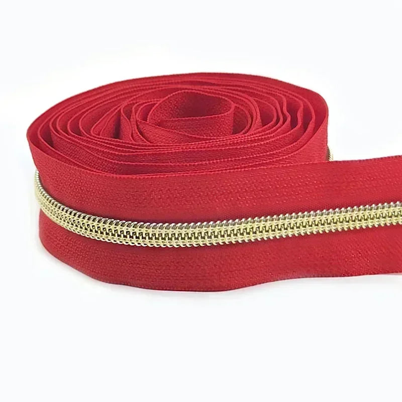 8/300M Sewing Zippers Tapes By The Meter Bag Shoes Nylon Coil Zipper Decorative Roll Bulk Zips Repair Kit DIY Accessories